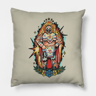 Lucha Warrior Pillow