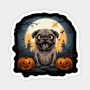 Pug halloween dog Magnet