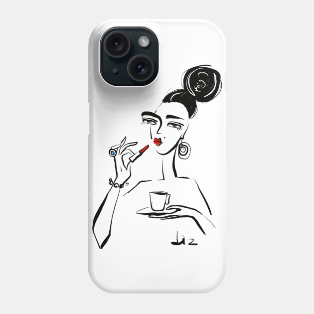 Fashion girl Phone Case by lizaplatonova