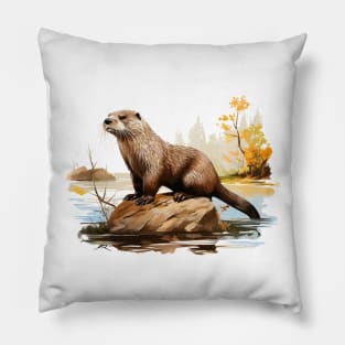 River Otter Pillow