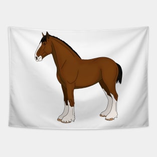 Clydesdale Horse Tapestry