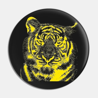 tiger head Pin