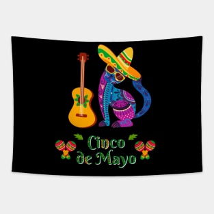 Funny tee Cinco De Mayo Mexican T Shirts humer Tapestry