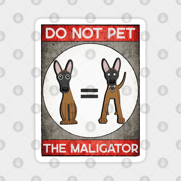 Do Not Pet Magnet by ArtsofAll