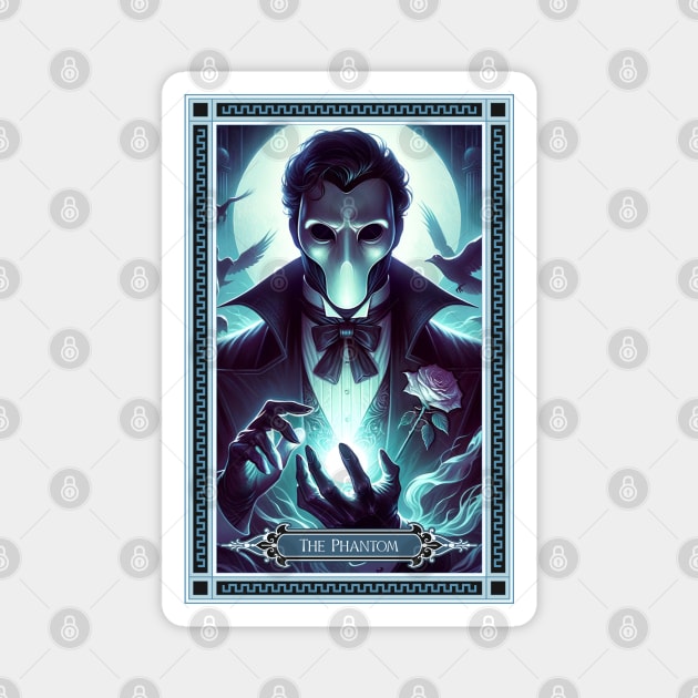 The Phantom Tarot Card Magnet by HolidayBug