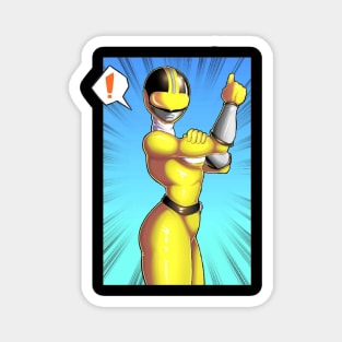 yellow ranger Magnet