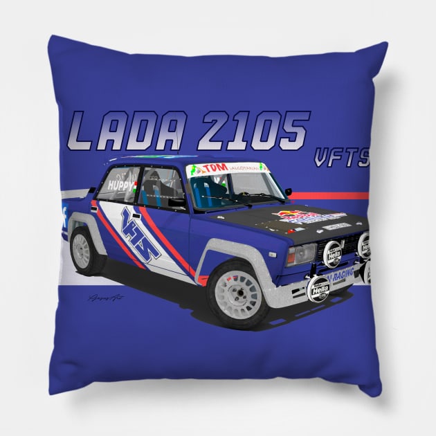Lada 2105 VFTS Pillow by PjesusArt