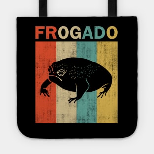 Black Desert Rain Frog Frogado Retro Vintage Style Tote