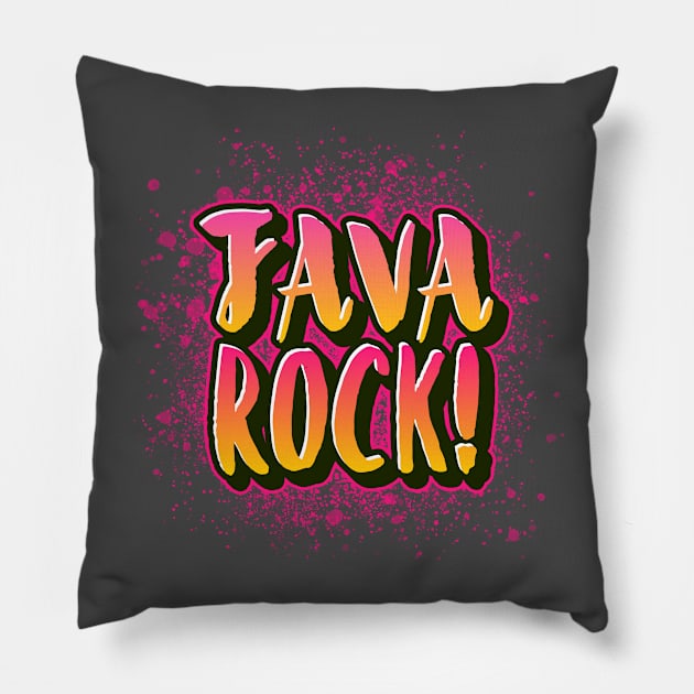 JAVA ROCK! Pillow by Got Some Tee!