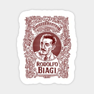 Rodolfo Biagi (in red) Magnet