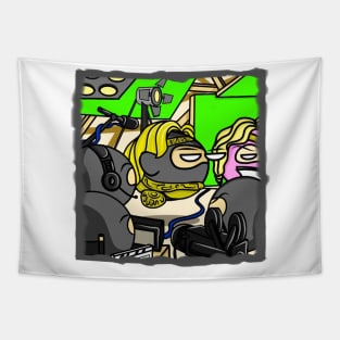 Ninja Green Screen Tapestry