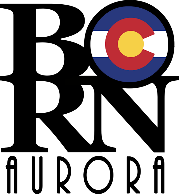 BORN Aurora Colorado Kids T-Shirt by HomeBornLoveColorado