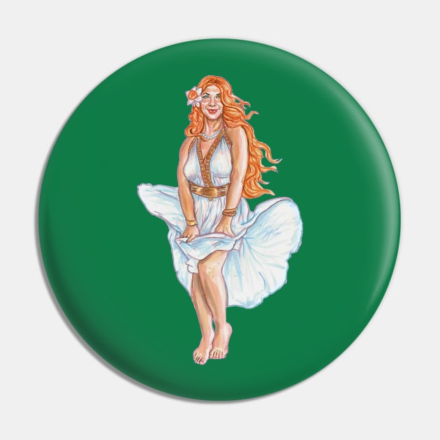 Aphrodite Green Pin by Aphrodite's Love Shoppe