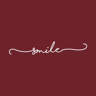 Smile Simple Handwriting T-Shirt