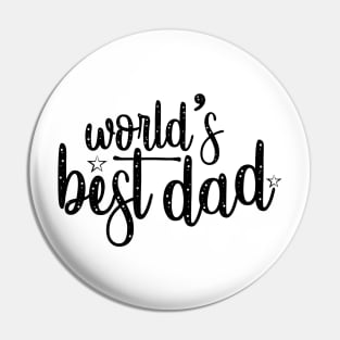 World's Best Dad Pin