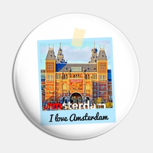 I love Amsterdam, Netherlands Pin