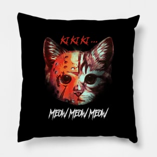 Jason Meowhees Pillow