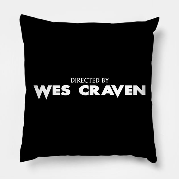 Directed by Wes Craven Pillow by The Living Thread Store