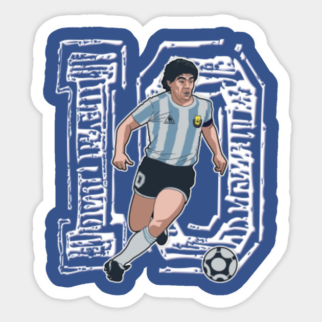 MARADONA NUMBER 10- Footballer legend - Maradona ...