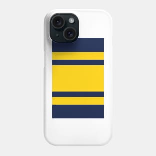 Los Angeles Varsity Retro Home Navy & Yellow Design Phone Case