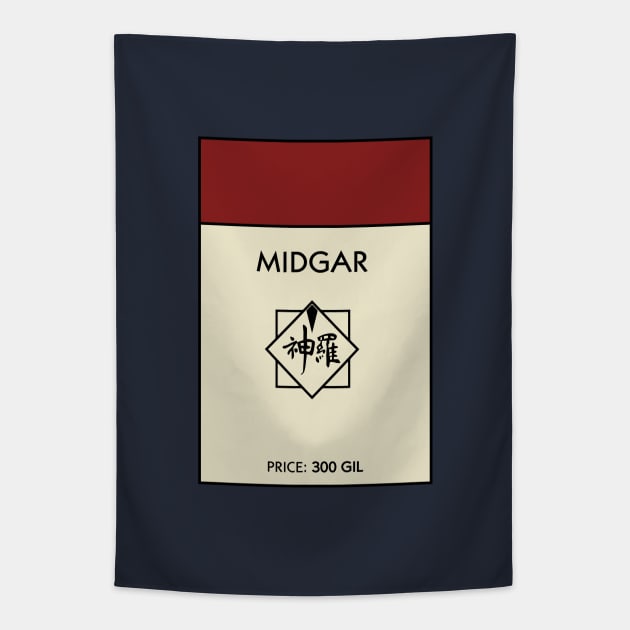 Midgar (Monopoly) Tapestry by WalnutSoap