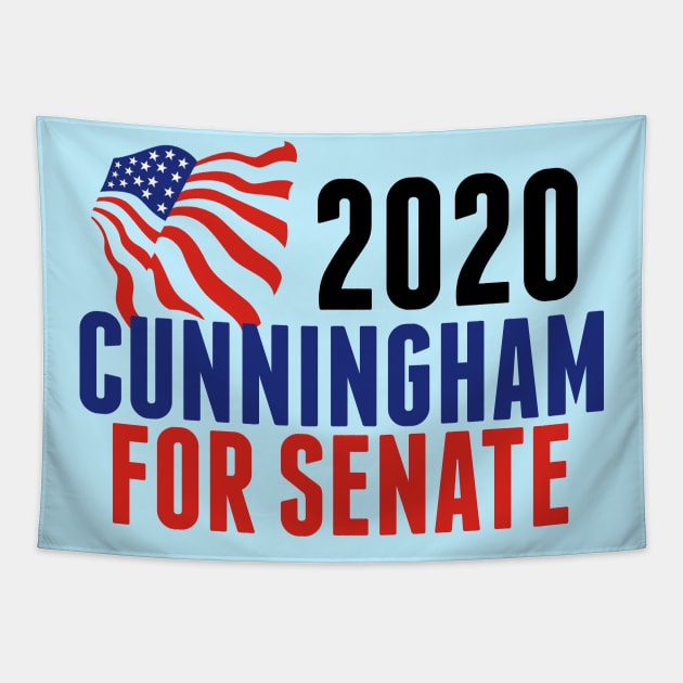 Cal Cunningham for Senate Tapestry by epiclovedesigns