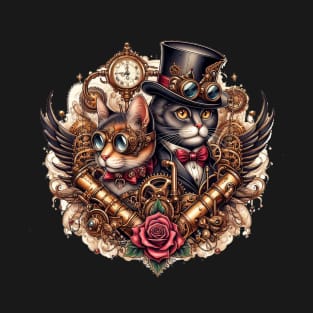 Steampunk cats T-Shirt