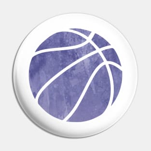 Basketball Purple Pin