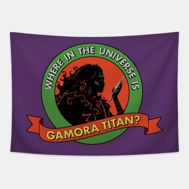 Where in the universe is Gamora Titan? Tapestry by DCLawrenceUK