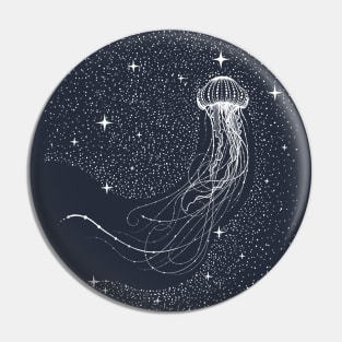 starry jellyfish Pin