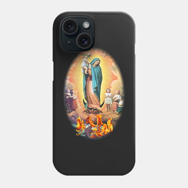 Our Lady of Guadalupe Virgen Maria Guadalupe Pro Life Anti Abortion Phone Case by hispanicworld