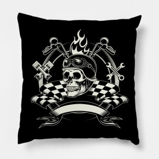 Skeleton rider Pillow