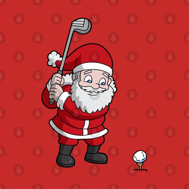 Christmas Santa Claus Golf by E