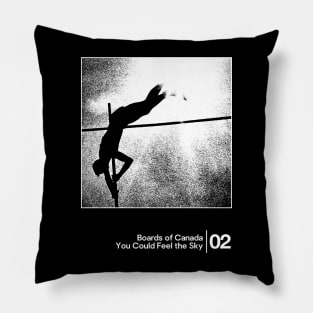 BOC - You Could Feel the Sky / Minimal Style Graphic Artwork Pillow