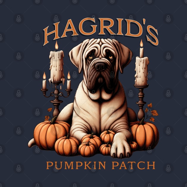 Hagrid's Pumpkin Vintage Mastiff Dog Fang by Tintedturtles