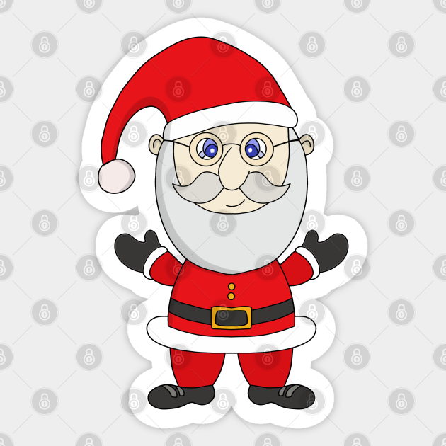 Santa Claus - Xmas Gift - Sticker