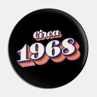 1968 Birthday Pin