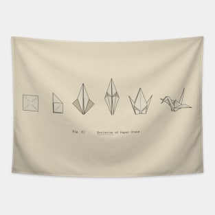 Evolution of Paper Crane Tapestry