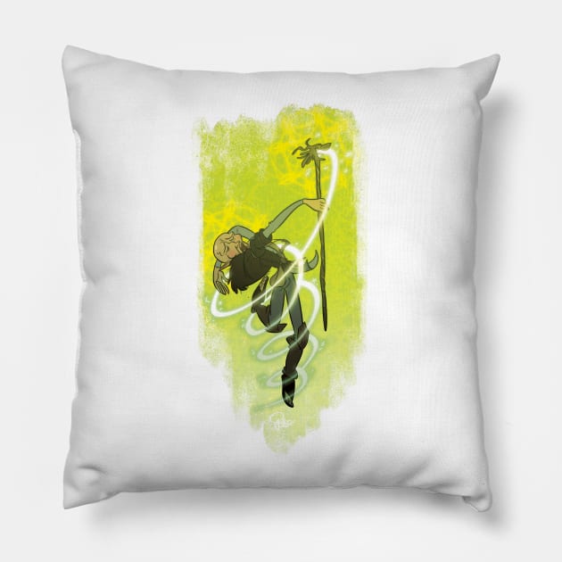 Beautiful Solas Pillow by GalooGameLady