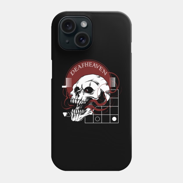 Deafheaven Skull Metal Phone Case by Renungan Malam