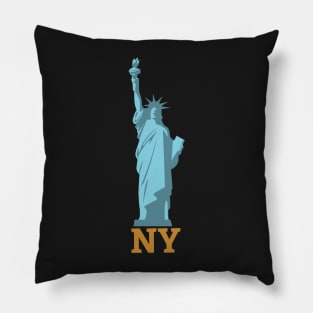 Statue of Liberty from New York (NY) - Travel Pillow