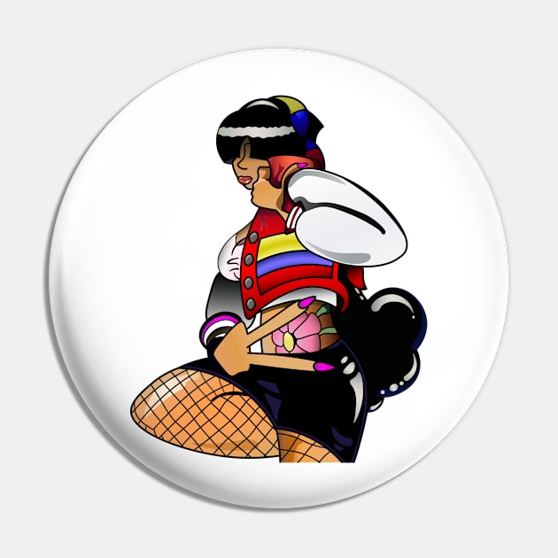 Colombia – Latina Nina Doll Pin by emiliapapaya