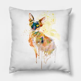 Colorful Sphynx Cat Pillow