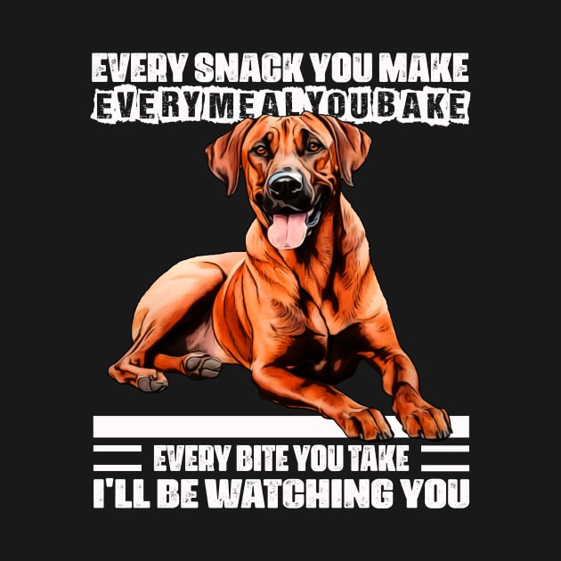 Magnificent Muscles Rhodesian Ridgeback Shirt by BoazBerendse insect