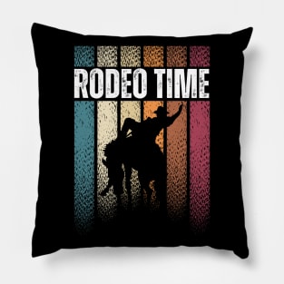 Rodeo Time Cowboy Pillow