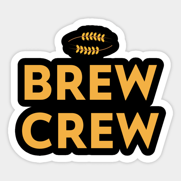 Brew Crew Stickers for Sale