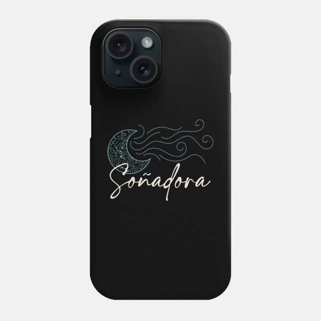 Soñadora - Moon design Phone Case by verde