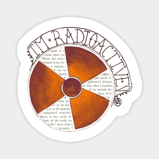 Im Radioactive! Icon- orange Magnet