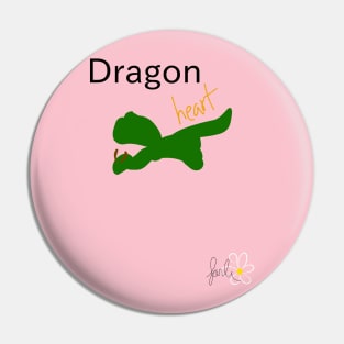 Dragon heart Pin