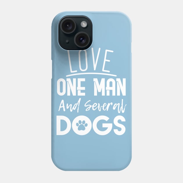 Dog Lover Woman Phone Case by Enzai